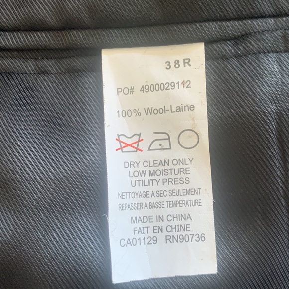 Calvin Klein 3 Piece Suit - Dark Grey Pinstripe - Picture 12 of 12